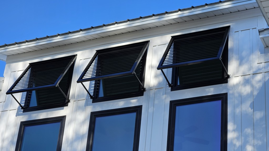 Black Foil Blade Bahama Shutters
