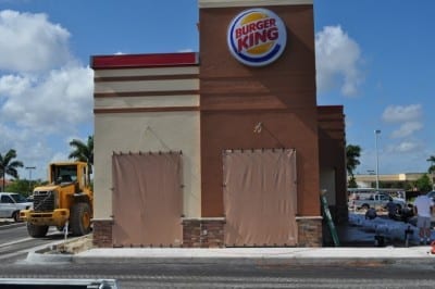 Hurricane Fabric | Burger King | West Shore Construction