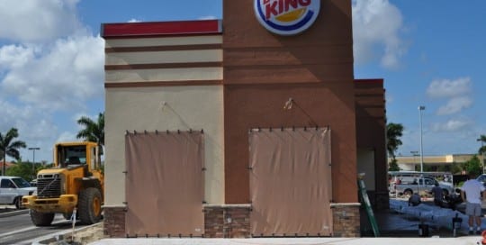 Hurricane Fabric | Burger King | West Shore Construction