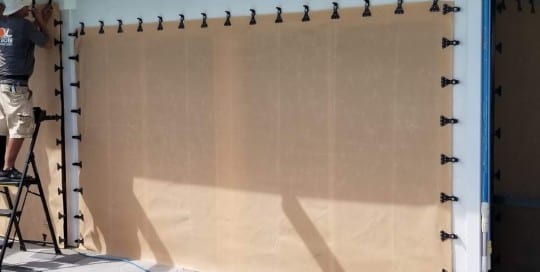 Hurricane Fabric Pool Lanai Install | Westshore Construction