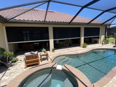 Motorized Hurricane Screens | West Shore Construction