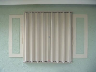 Accordion Hurricane Shutters | Tampa Bay | West Shore Construction