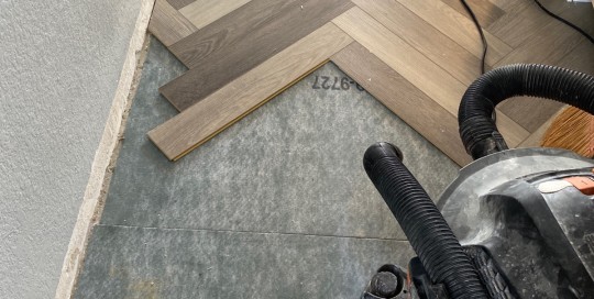 Herringbone Flooring | West Shore Construction
